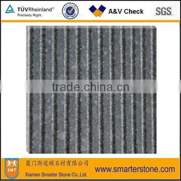 High Quality Chinese Granite Black Star Groove Paving stone Hot Sale