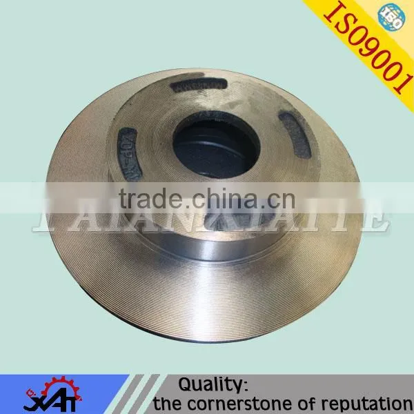 Ductile iron casting agriculture tractor spare parts pulley wheel,iron cast part belt pulley of agriculture tractor parts