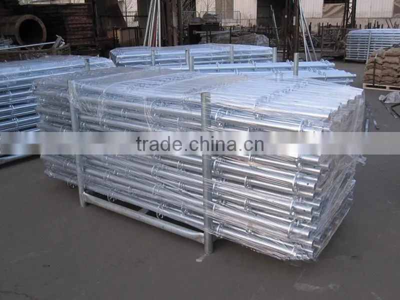 Q345 Steel Ringlock Scaffolding / ringlock standard for construction