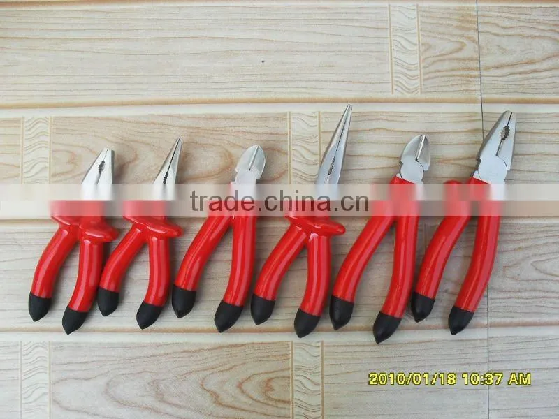 Insulate1000V combination pliers with heavy duty handle