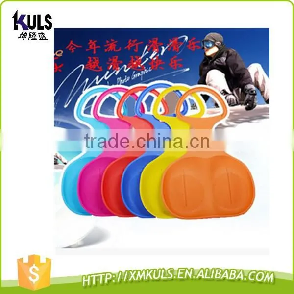 Russia market hot sale child kid adult winter sport outdoor entertainment plastic snow sled