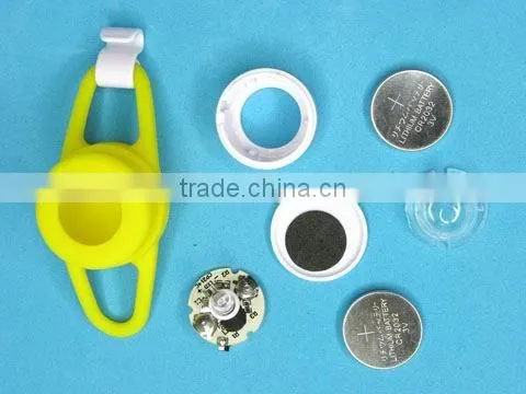White Bicycle Headlight Silicone Bike Light For Safety Travel