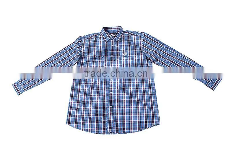 latest classic fashion checked casual T shirt