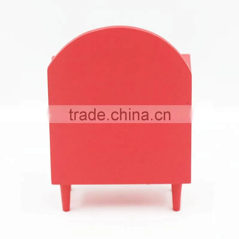 2017 4x2x5.5" chritsmas red/green funny wooden children toys mini dresser