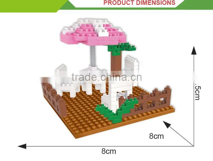 Hot sale diy intelligence toys mini building blocks for adult