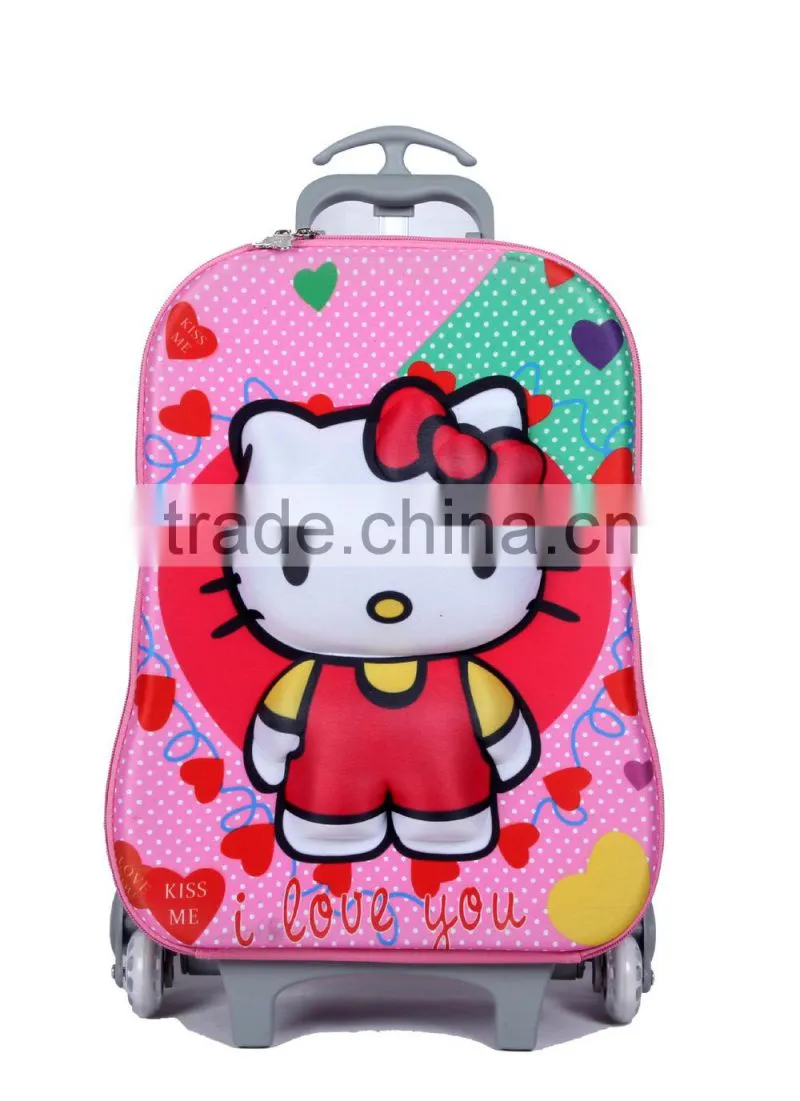 2015 3D wholesale children school bag