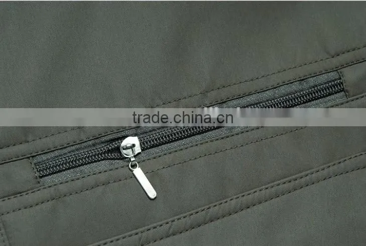 Men's outdoor spring and autumn much pockets Male vest work wear Fishing vest OEM