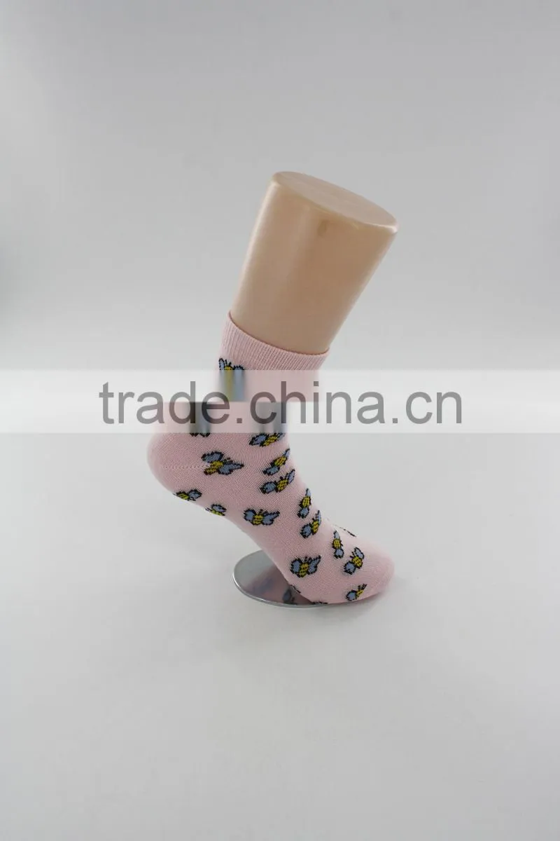 Summer season thin mercerized cotton yarn ankle socks women