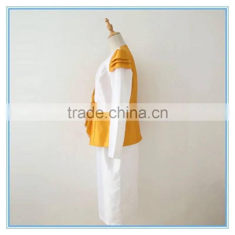 100% polyester 2 pcs skirt elegant design wholesale womens suits