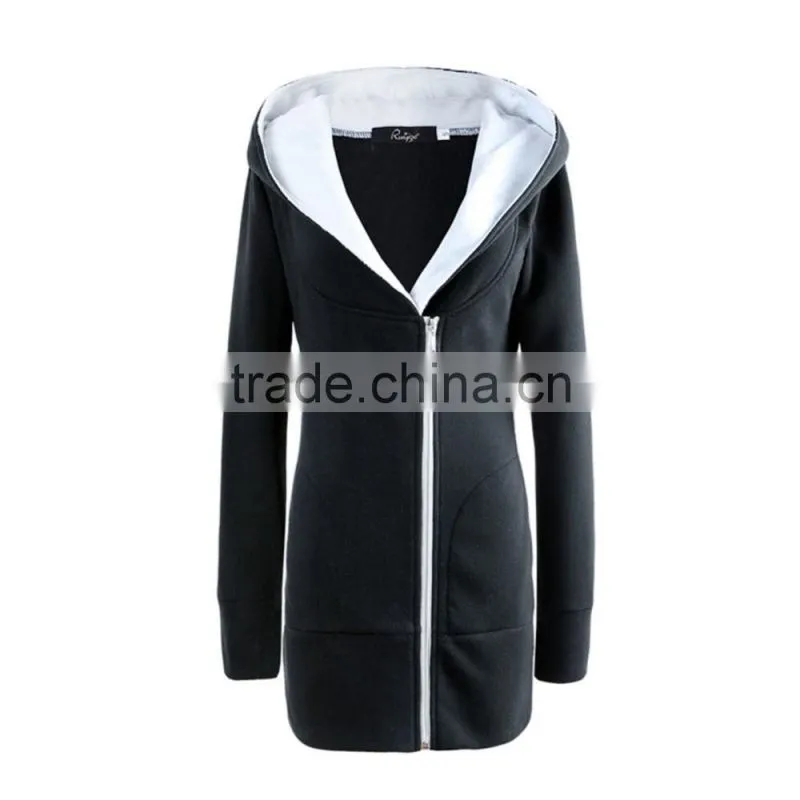 2016 Women's Winter Slim Hooded Coats Fur Collar Cotton Warm Long Coat Jacket Outwear Top