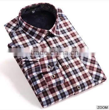 Hot sale man dress shirt long sleeve plaid man dress clothing lastest dress designs for men