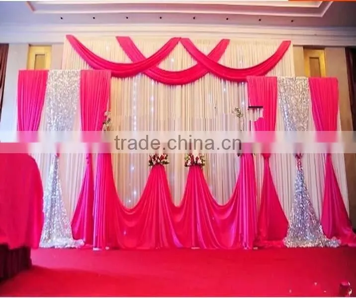 Wedding Backdrop Sparkly Photo Booth Backdrop Gold Sequin Fabric Gold Wedding Curtain with Detachable Swag