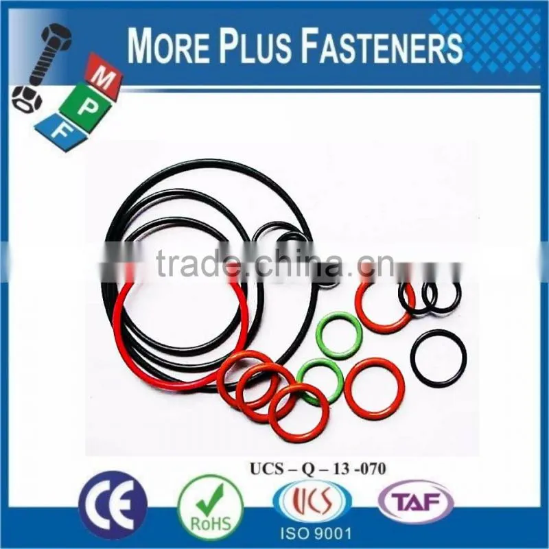 Made in Taiwan Neoprene O Ring Oil Seal EPDM O Ring Rubber O Ring Black or Colored Oil Seal