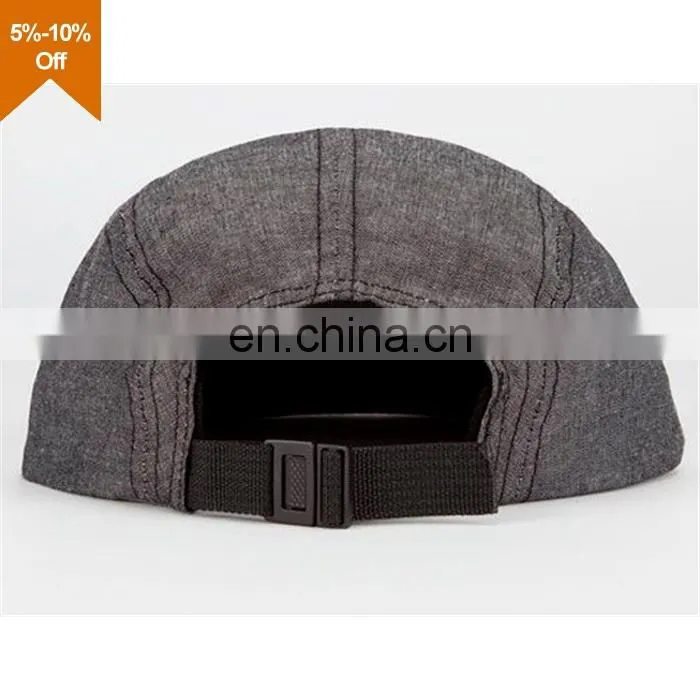 leaf print pattern 5 panel hat