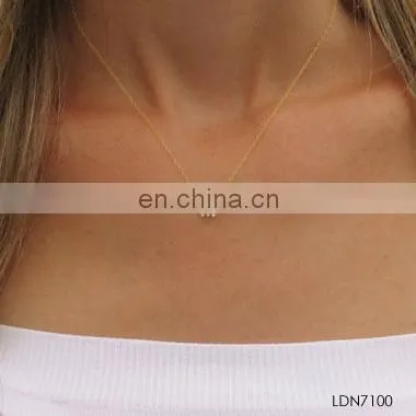 Fashion jewelry exquisite cool sideway cross necklace