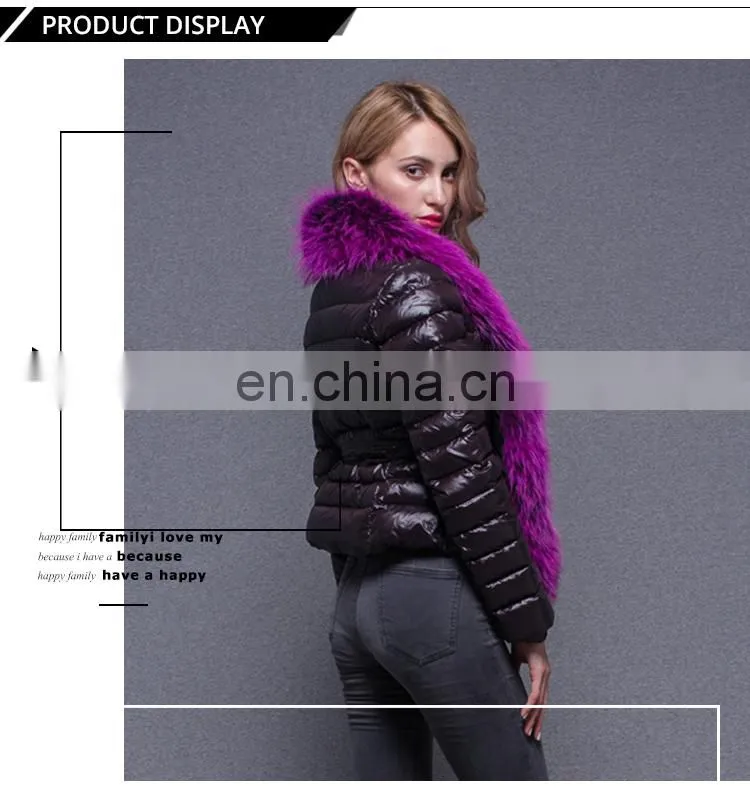 Online Shop Fashion Winter Jacket Fur Parka With Fur Hood