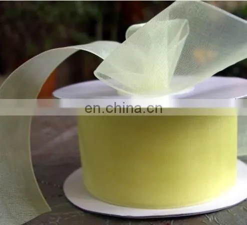 wedding beautiful decoration festival celebration colorful snow organza ribbon
