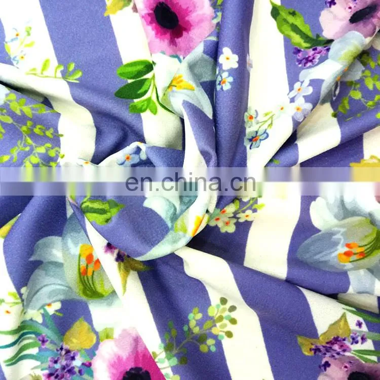 2016New Designs Digital Print Hot Sell Comfortable Deodorization Bamboo Fiber Fabric