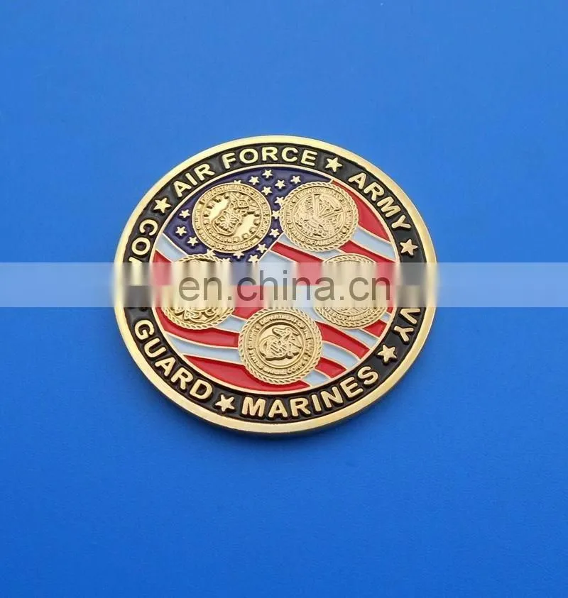 USA souvenir gold coins, cheap custom stamping coin