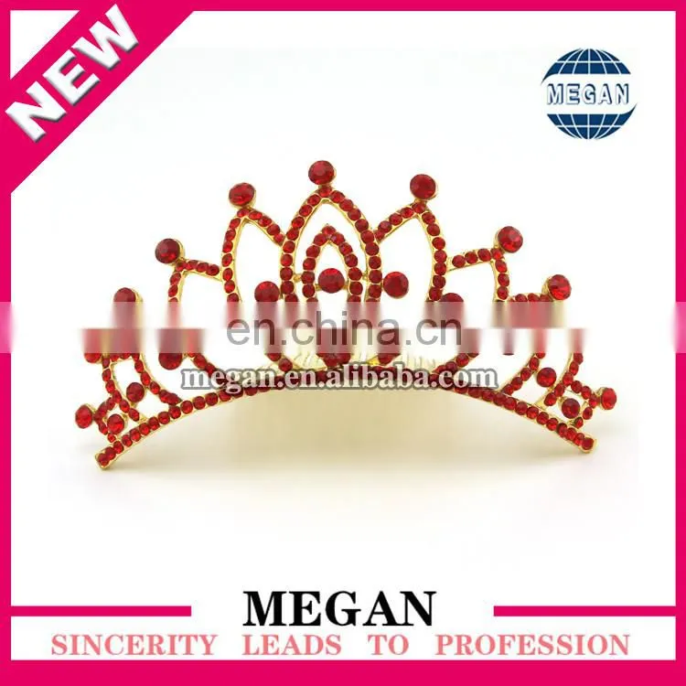 Wedding Bridal Clear Rhinestones Crystal Silver Prom Hair Comb Rhinestone Hair Bling bridal Crown tiara
