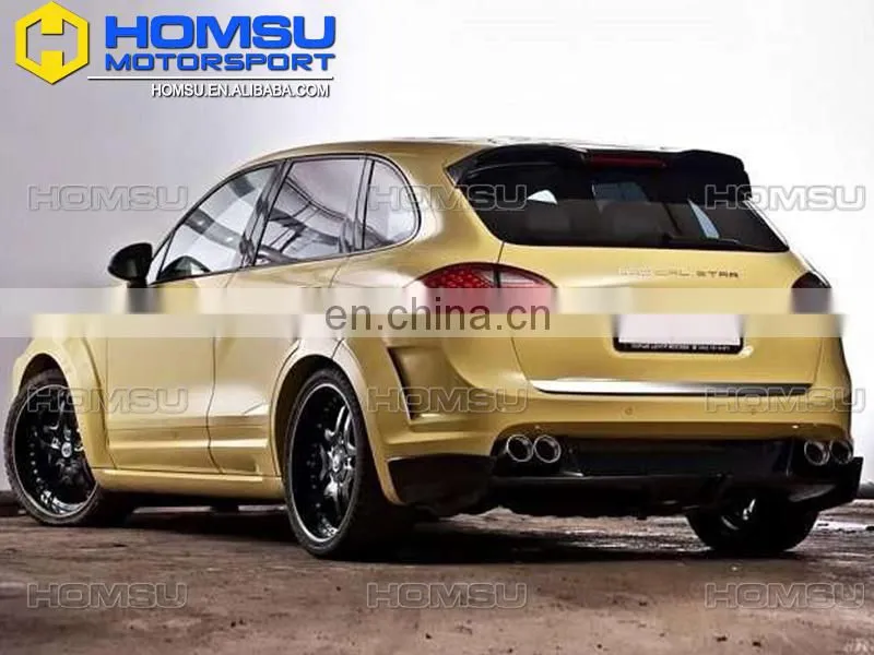perfect fitment auto facelift fiber glass material MER-T body kit for cayenne 958 2011-2014