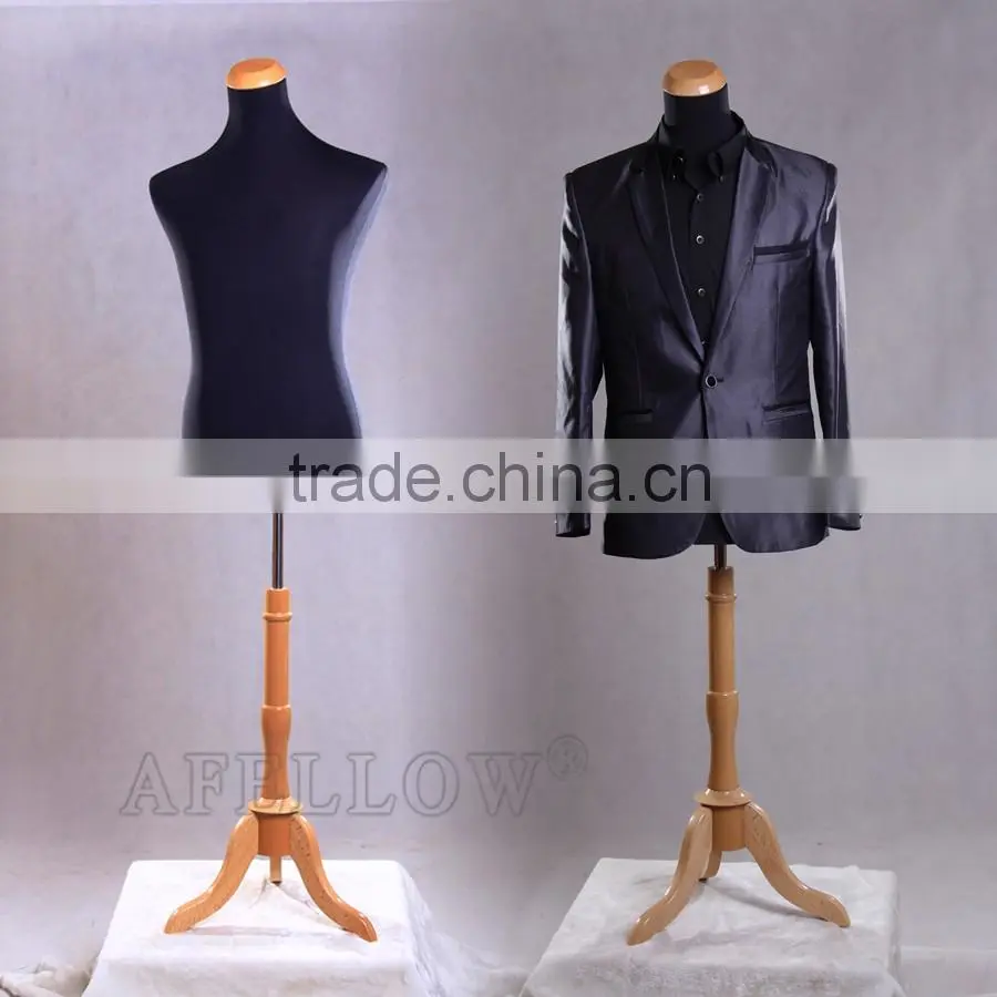 adjustable male mannequin upper body dummy half body men mannequin M0017-MB