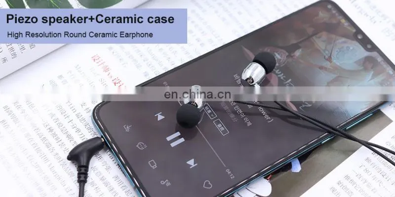 Bone conduction headset high quality wired headphone mini air in ear wired earphone for mobile phone