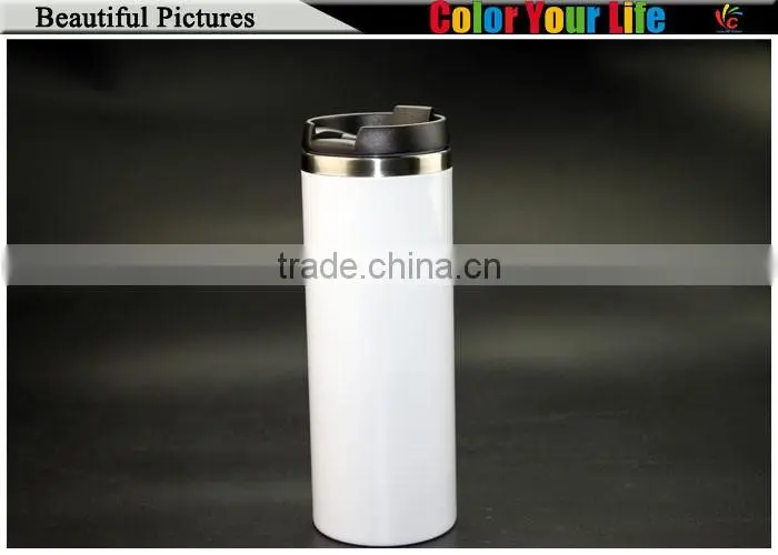 New Arrival Blank White Color Sublimation Printing 14oz Stainless Steel Mug