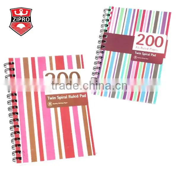 A5 ruled pages refill pad with margin softcover notebook