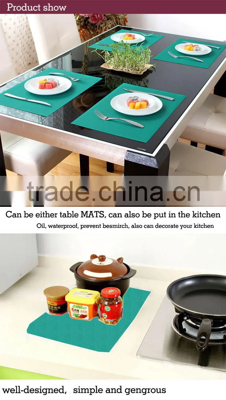 placemat pvc placemat plastic placemat
