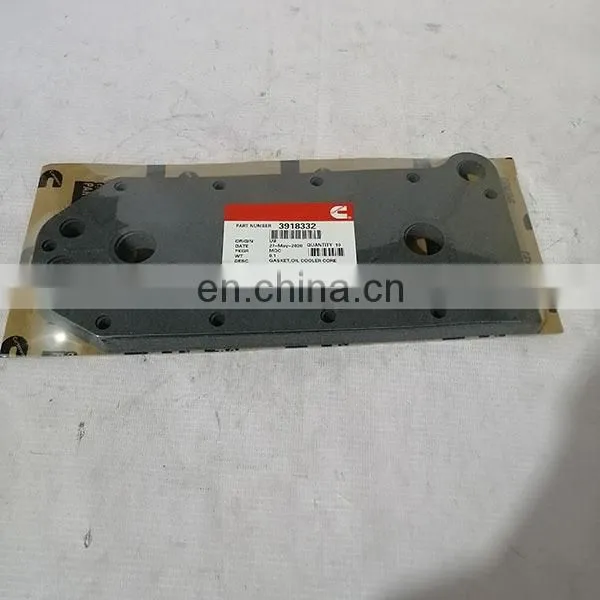 3918332 Oil Cooler Core Gasket 6CT 3918332 Diesel engine truck parts