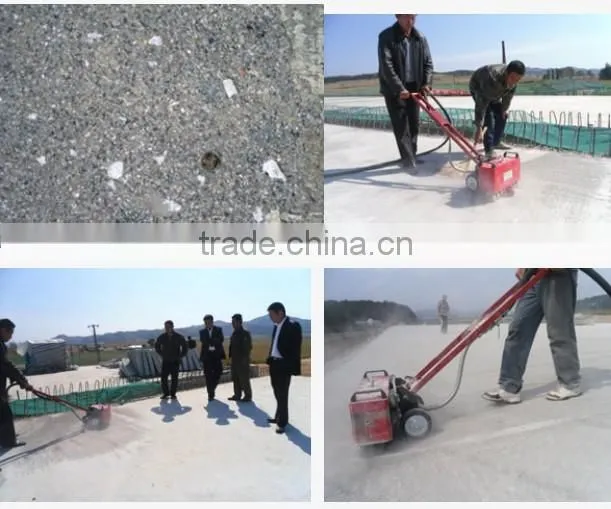 multi headed concrete scabbler for non slip surface