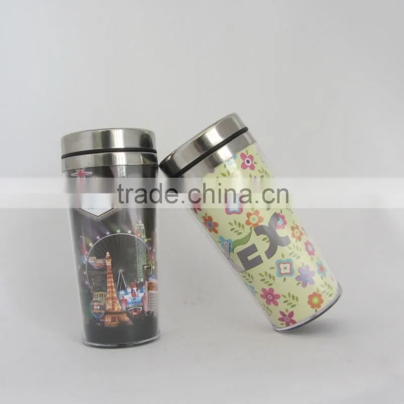 Popular China Cheap Double Wall 16oz Promotion Travel Mug