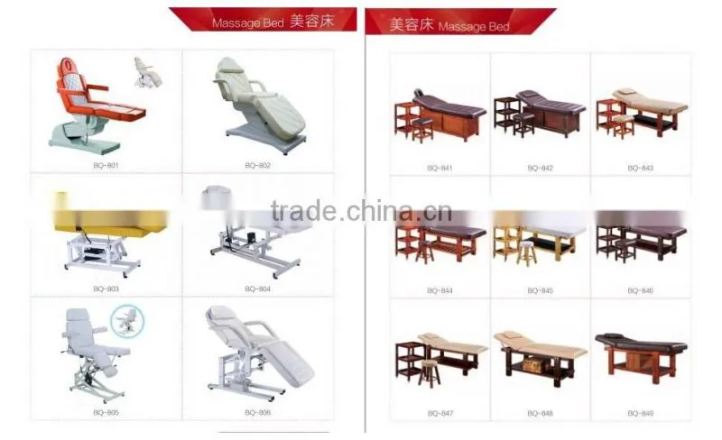 Adjustable folding electric spa pedicure massage beauty facial bed massage table