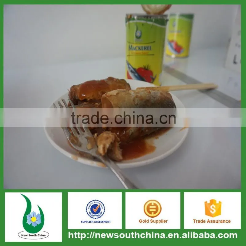 Wholesale Canned Food Canned Mackerel Fish In Tomato Sauce