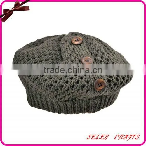 Fashion Lady's Red Arctic Circle Beret Hat