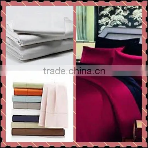 Hotel 100% Cotton Plain White 1cm Stripes Satin Hotel Pillow Case