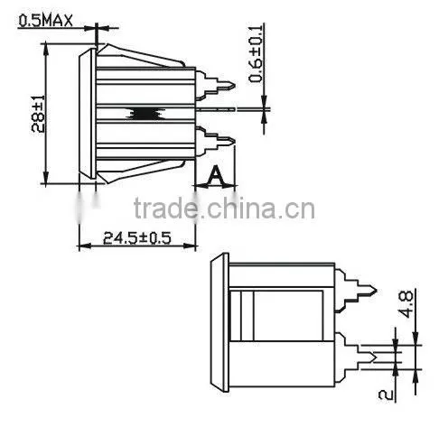 3 type China10A 250V schuko socket