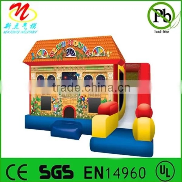 Bounce party rentals inflatable club house 5 in 1 combo