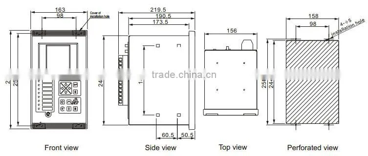 HYP600 Microcomputer Programmable protection fault relay