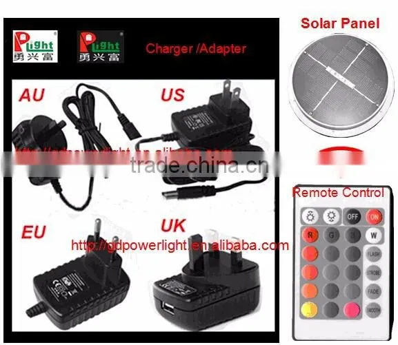 Solar led light decorative lamp with remote control YXF-3712S