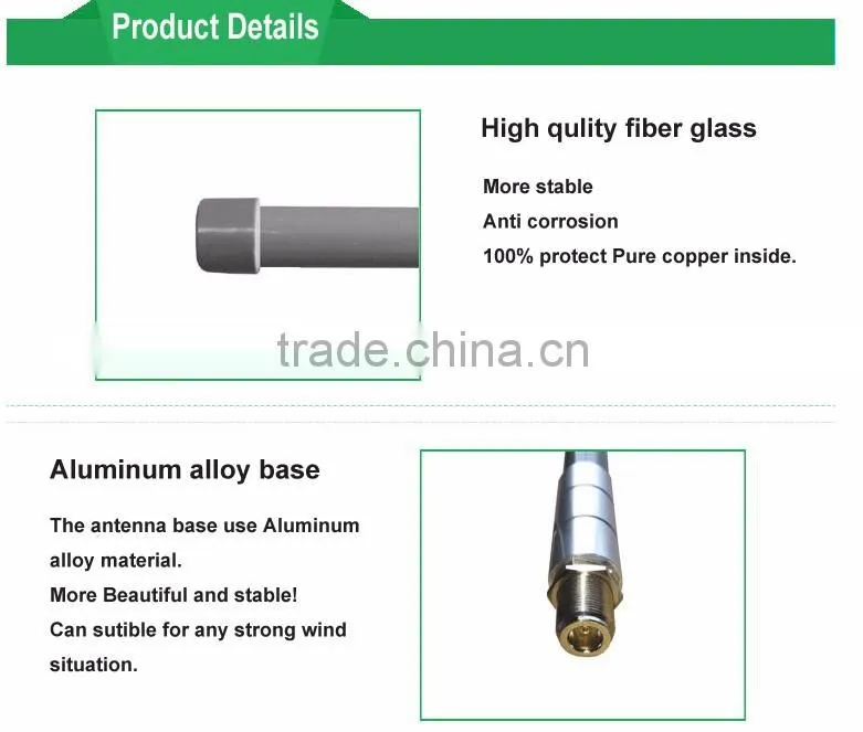 Hot salel!! 2.4ghz 8dBi omni fiberglass antenna for wireless supervising system