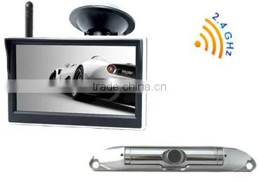 DW-5000 digital wireless rearview system 5inch digital LCD monitor with inbuilt wireless receiver