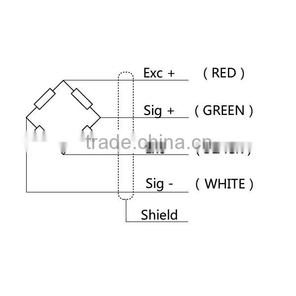 Hopper scale button load cell weight sensors