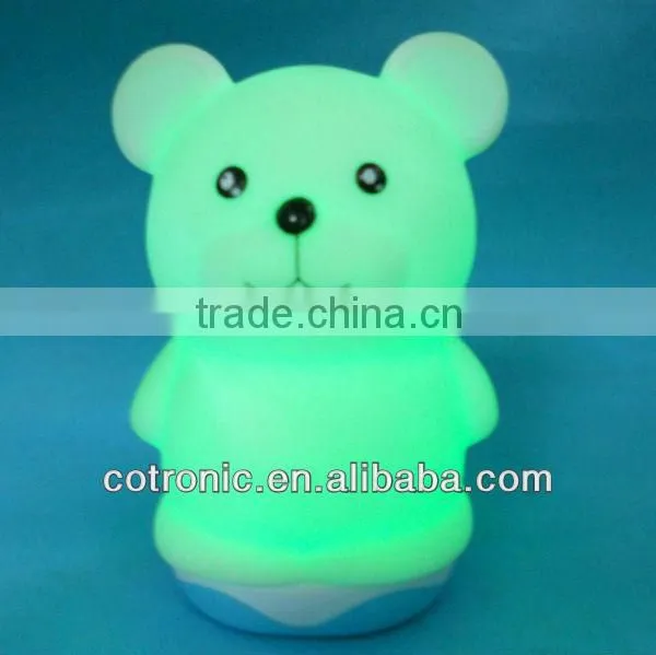 Cat shape small Baby portable LED night light
