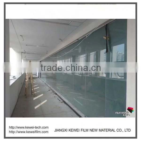non-adhesive smart film is laminated into one 6mm glass, high 85-87% transparent