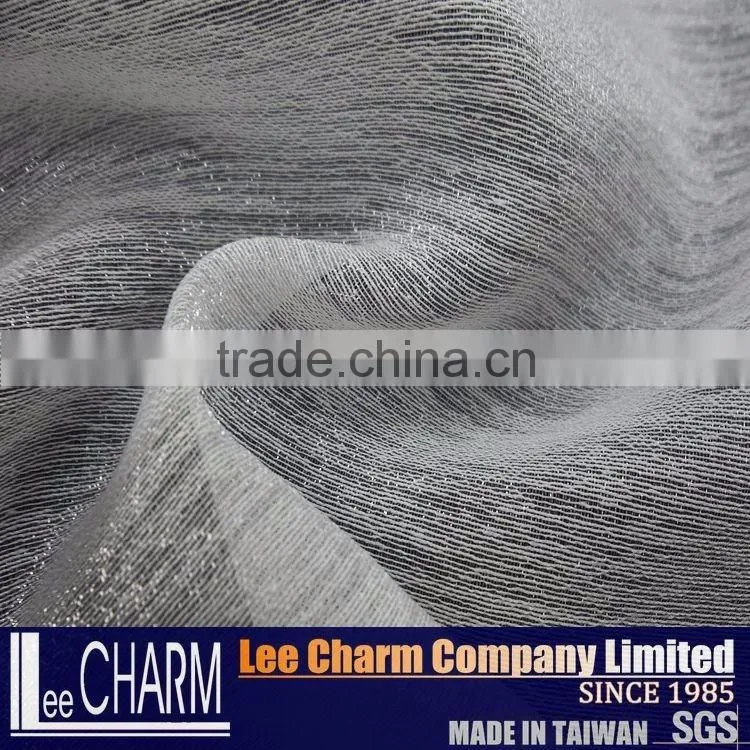 Polyester Nylon Slub Organza Tulle Fabric