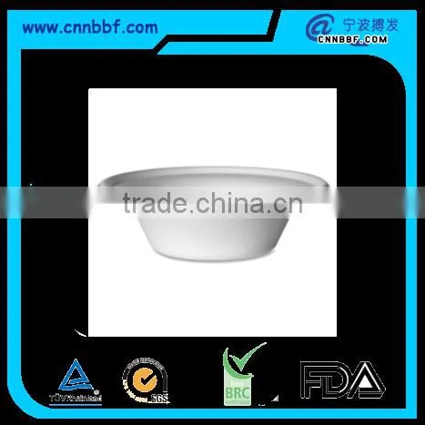 Food grade tableware sugarcane bagasse disposable 500ml bowl