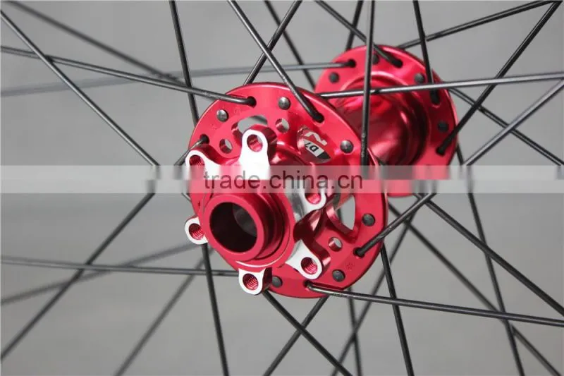 Width 50mm bike tubeless wheels MTB 27.5er clincher wheels 650B bicycle carbon bike rim snow fat bike 3.0'' tyre