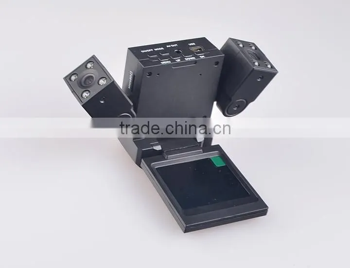 car dvr Night Vision Two Camera Rear View Camera H3000